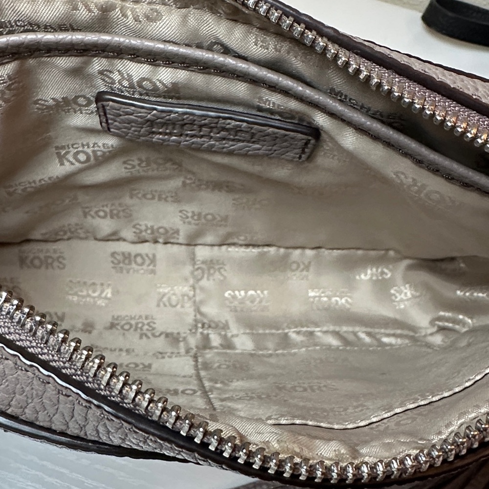 Michael Kors Brooklyn cinder gray Crossbody Bag with Tassel - Picture 10 of 13